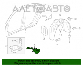 Blocare capac rezervor combustibil Cadillac ATS 13-