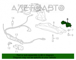 Pernele motorului spate Cadillac ATS 13- 2.0T 2.5 RWD