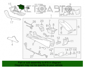 Suporturi de pahare pentru consola centrală Cadillac ATS 13-