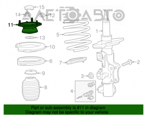 Опора амортизатора передняя левая Cadillac ATS 13-