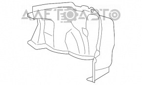 Capacul arcului drept Toyota Camry v55 15-17 SUA negru