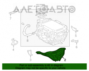 Suportul invertorului Toyota Camry v55 15-17 hibrid SUA