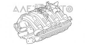 Colector de admisie pentru Chevrolet Volt 11-15