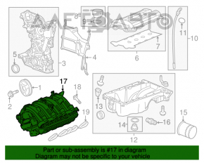 Colector de admisie pentru Chevrolet Volt 11-15