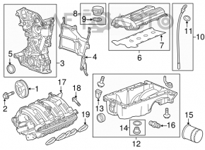 Colector de admisie pentru Chevrolet Volt 11-15