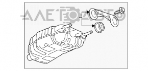 Silencer spate bara Chevrolet Volt 11-15