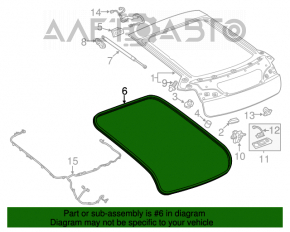 Garnitura de etanșare a portbagajului pentru Chevrolet Volt 11-15