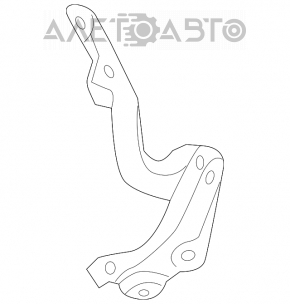 Петля капота правая Chevrolet Volt 11-15