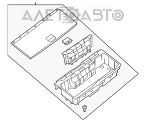 Tava portbagajului Infiniti JX35 QX60 13- bej Bose