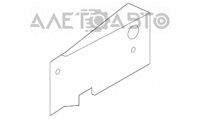 Dinte amplificatorul barei spate dreapta Nissan Pathfinder 13-20