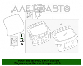 Петля двери багажника левая Infiniti JX35 QX60 13-