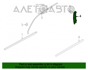 Capac usa fata dreapta VW Passat b8 16-19 SUA zgarieturi