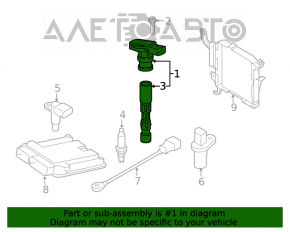 Bobina de aprindere VW Atlas 18- 2.0T nouă OEM originală