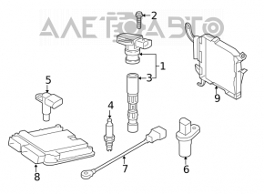 Bobina de aprindere VW Atlas 18- 2.0T nouă OEM originală