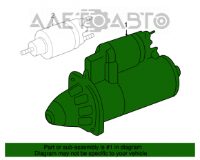 Pornire VW Passat b8 16-19 SUA 1.8T, 2.0T