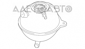 Rezervor de expansiune pentru răcire VW Passat b7 12-15 SUA fără capac