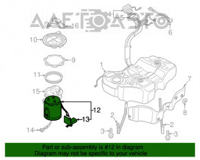 Топливный насос бензонасос VW CC 08-17