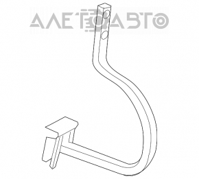 Петля крышки багажника правая VW Passat b8 16-19 USA