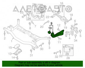 Maneta longitudinală spate dreapta VW Passat b8 16-19 SUA