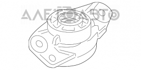 Suport amortizor spate stânga VW Passat b8 16-19 SUA nou OEM original