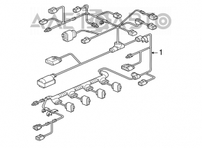 Проводка моторная VW Passat b8 16-19 USA