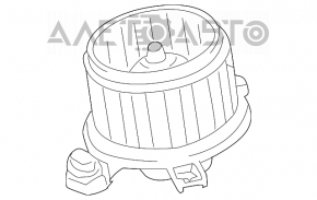 Motorul ventilatorului de încălzire Toyota Prius 30 10-15