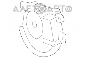 Actuatorul motorului care acționează încălzirea și aerul condiționat pentru Toyota Prius V 12-17.