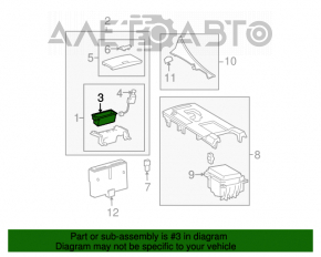 Пепельница консоли передняя Lexus IS250 IS300 IS350 06-13 дерево