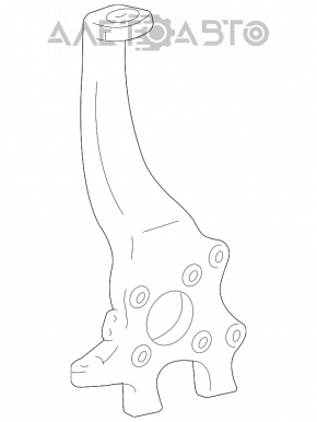 Цапфа передняя левая Lexus IS250 IS300 IS350 06-13 AWD новый OEM оригинал
