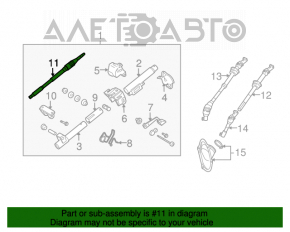 Bară de direcție superioară cu arbore pentru Lexus IS250 IS300 IS350 06-13 AWD