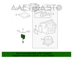 Amplifier assy air conditioner Lexus IS250 IS300 IS350