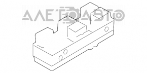 Controlul geamului electric din față, stânga, Nissan Murano z51 09-14