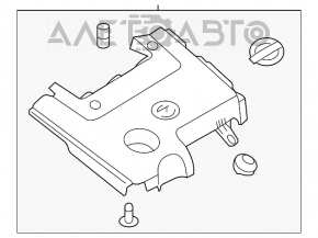 Capacul motorului Nissan Murano z51 09-14