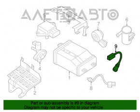 Sonda lambda spate a doua pentru Nissan Murano z51 09-14