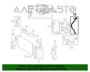 Compresorul de aer condiționat și încălzire pentru Nissan Murano z51 09-14