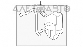 Rezervor de expansiune pentru răcire Nissan Murano z51 09-14 fără capac