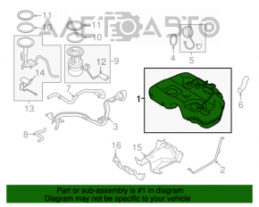 Rezervor de combustibil Nissan Murano z51 09-14