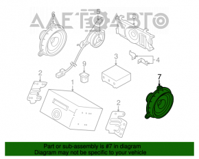 Динамик дверной передний правый Nissan Murano z51 09-14