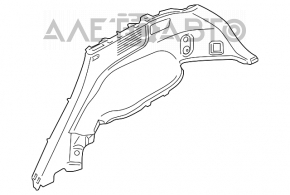 Capacul arcului dreapta jos Nissan Murano z51 09-14 bej