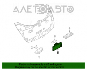 Plafonul de iluminare a portbagajului Nissan Murano z51 09-14