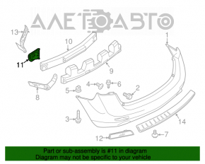 Suport amplificator spate stânga Nissan Murano z51 09-14