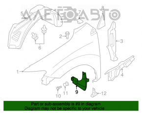 Bara de noroi din față dreapta Nissan Murano z51 09-14