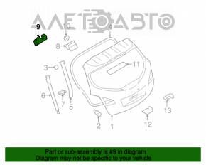 Capacul balamalei usii portbagajului dreapta Nissan Murano z51 09-14