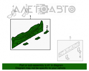 Panoul din spate al Nissan Murano z51 09-14