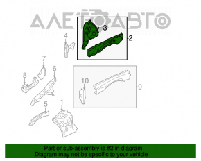 Partea din față dreapta a unui Nissan Murano z51 09-14, de culoare bordo, cu lovituri.