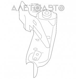 Capacul de protecție a suspensiei spate, dreapta față, Nissan Murano z51 09-14