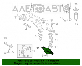 Maneta transversală sub arc spate stânga Nissan Murano z51 09-14