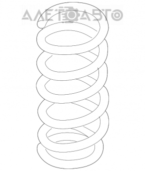 Arc spate dreapta Nissan Murano z52 15- rigiditate 2, culoare maro-roz.