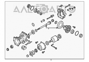 Задний дифференциал редуктор Nissan Murano z51 09-14