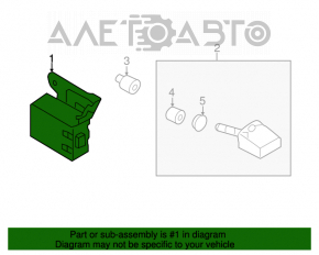 Computerul de presiune a anvelopelor Nissan Murano z51 09-14